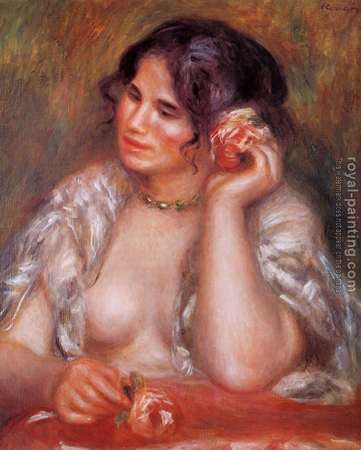 Pierre Auguste Renoir : Gabrielle with a Rose II